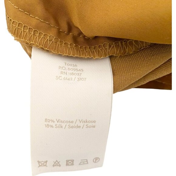 Boden Wide Leg Pants in Warm Tan - Picture 7 of 7